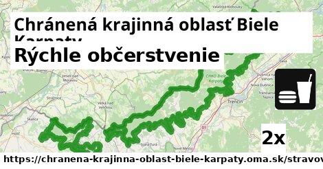 Rýchle občerstvenie, Chránená krajinná oblasť Biele Karpaty