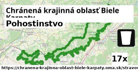 Pohostinstvo, Chránená krajinná oblasť Biele Karpaty
