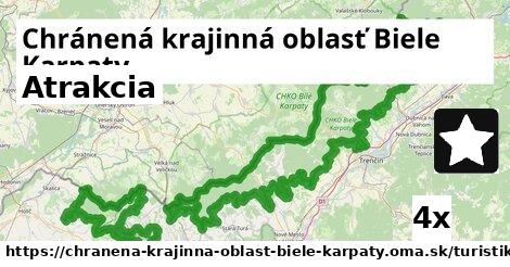 Atrakcia, Chránená krajinná oblasť Biele Karpaty