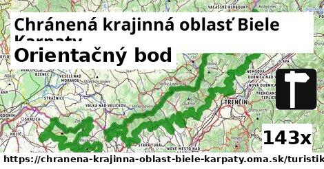 Orientačný bod, Chránená krajinná oblasť Biele Karpaty