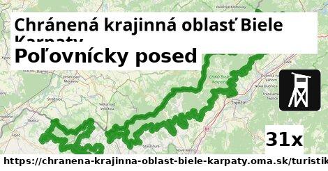 Poľovnícky posed, Chránená krajinná oblasť Biele Karpaty