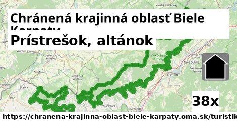 Prístrešok, altánok, Chránená krajinná oblasť Biele Karpaty