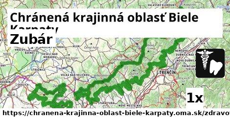 Zubár, Chránená krajinná oblasť Biele Karpaty