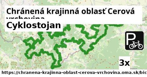 Cyklostojan, Chránená krajinná oblasť Cerová vrchovina