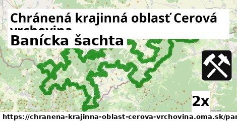 Banícka šachta, Chránená krajinná oblasť Cerová vrchovina