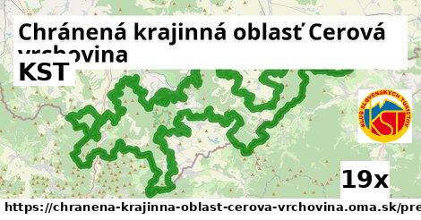 KST, Chránená krajinná oblasť Cerová vrchovina