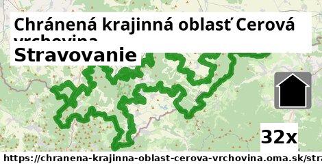 stravovanie v Chránená krajinná oblasť Cerová vrchovina