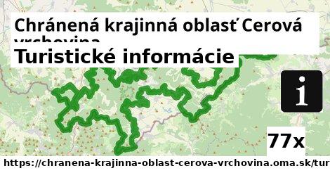 Turistické informácie, Chránená krajinná oblasť Cerová vrchovina