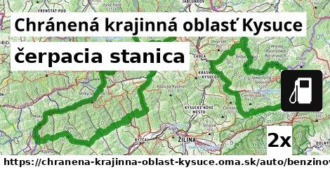 čerpacia stanica, Chránená krajinná oblasť Kysuce