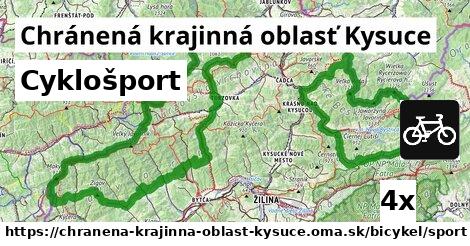 Cyklošport, Chránená krajinná oblasť Kysuce