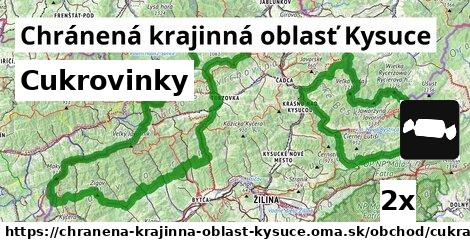 Cukrovinky, Chránená krajinná oblasť Kysuce