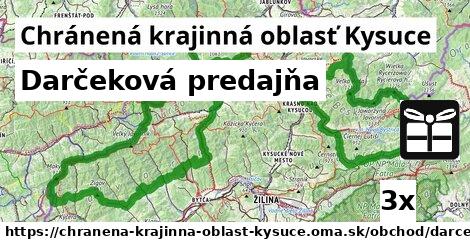 Darčeková predajňa, Chránená krajinná oblasť Kysuce