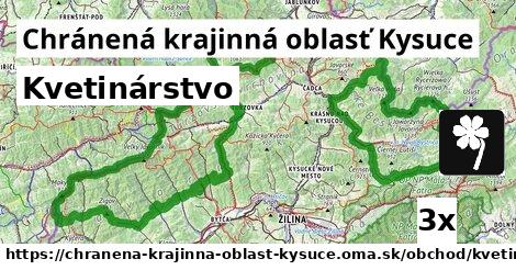 Kvetinárstvo, Chránená krajinná oblasť Kysuce