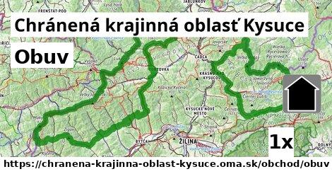 Obuv, Chránená krajinná oblasť Kysuce