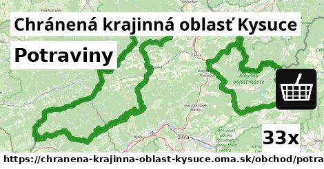 Potraviny, Chránená krajinná oblasť Kysuce