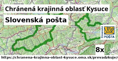 Slovenská pošta, Chránená krajinná oblasť Kysuce