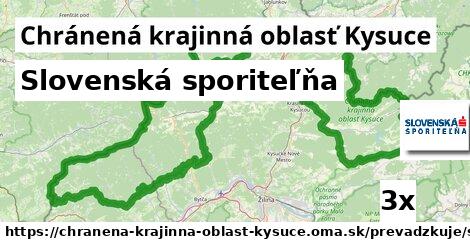 Slovenská sporiteľňa, Chránená krajinná oblasť Kysuce