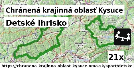 Detské ihrisko, Chránená krajinná oblasť Kysuce