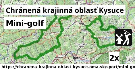 Mini-golf, Chránená krajinná oblasť Kysuce