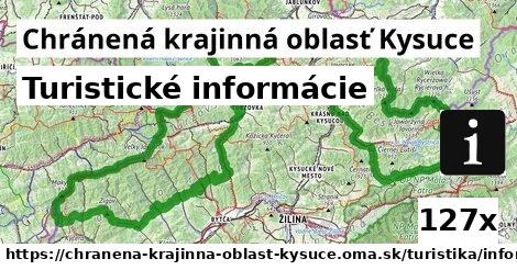 Turistické informácie, Chránená krajinná oblasť Kysuce