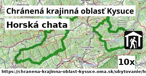 Horská chata, Chránená krajinná oblasť Kysuce