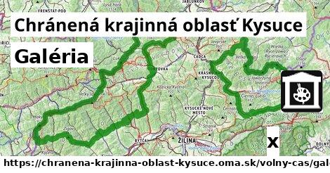 Galéria, Chránená krajinná oblasť Kysuce