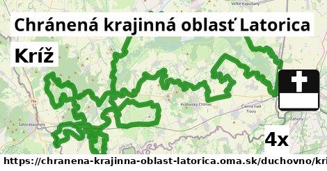 kríž v Chránená krajinná oblasť Latorica