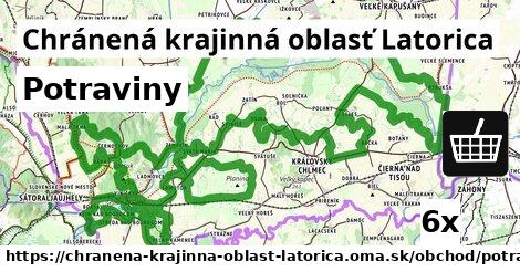 potraviny v Chránená krajinná oblasť Latorica