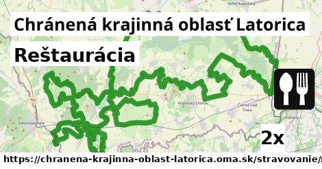 Reštaurácia, Chránená krajinná oblasť Latorica