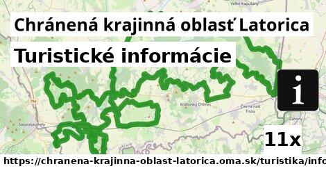 Turistické informácie, Chránená krajinná oblasť Latorica