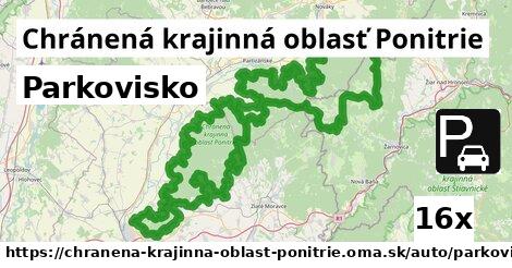 parkovisko v Chránená krajinná oblasť Ponitrie