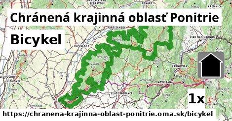 bicykel v Chránená krajinná oblasť Ponitrie