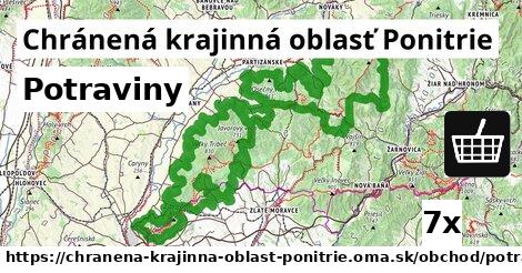 Potraviny, Chránená krajinná oblasť Ponitrie