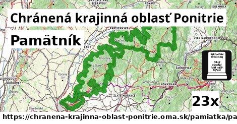 Pamätník, Chránená krajinná oblasť Ponitrie