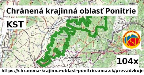 KST v Chránená krajinná oblasť Ponitrie