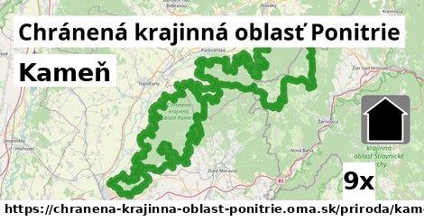 Kameň, Chránená krajinná oblasť Ponitrie