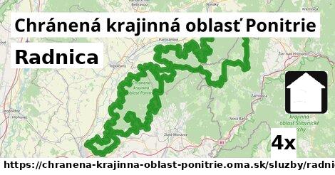 Radnica, Chránená krajinná oblasť Ponitrie