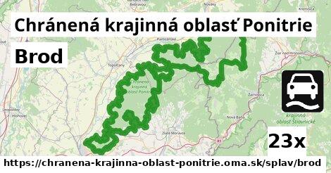 Brod, Chránená krajinná oblasť Ponitrie