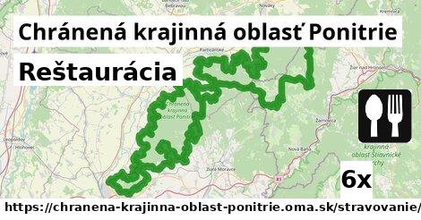 Reštaurácia, Chránená krajinná oblasť Ponitrie