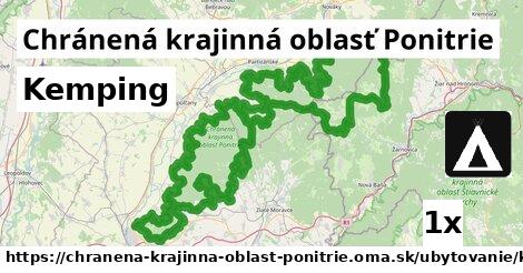 Kemping, Chránená krajinná oblasť Ponitrie