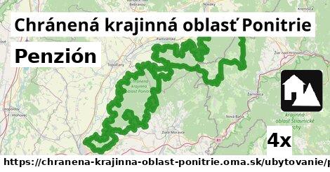 Penzión, Chránená krajinná oblasť Ponitrie