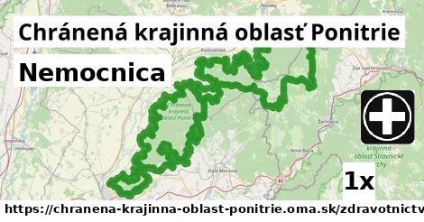 Nemocnica, Chránená krajinná oblasť Ponitrie