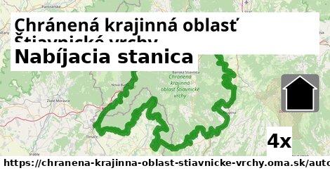 Nabíjacia stanica, Chránená krajinná oblasť Štiavnické vrchy