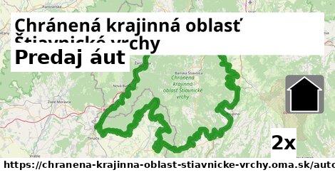 Predaj áut, Chránená krajinná oblasť Štiavnické vrchy