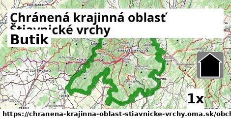 Butik, Chránená krajinná oblasť Štiavnické vrchy