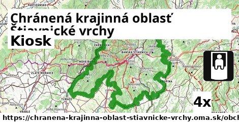 Kiosk, Chránená krajinná oblasť Štiavnické vrchy