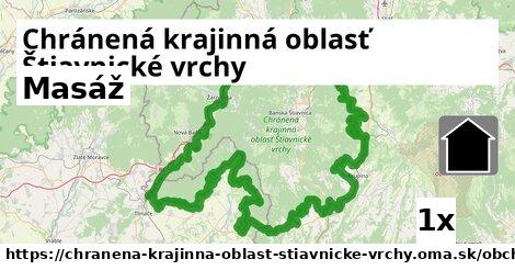 masáž v Chránená krajinná oblasť Štiavnické vrchy