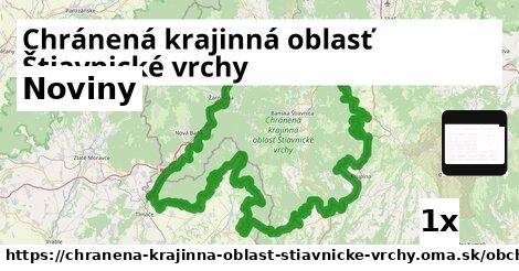 Noviny, Chránená krajinná oblasť Štiavnické vrchy