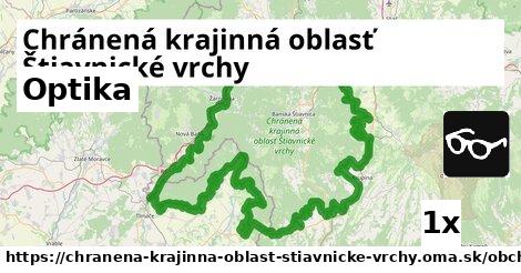 Optika, Chránená krajinná oblasť Štiavnické vrchy