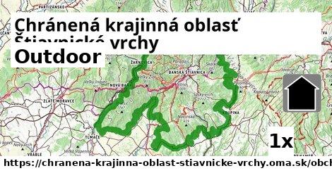 Outdoor, Chránená krajinná oblasť Štiavnické vrchy